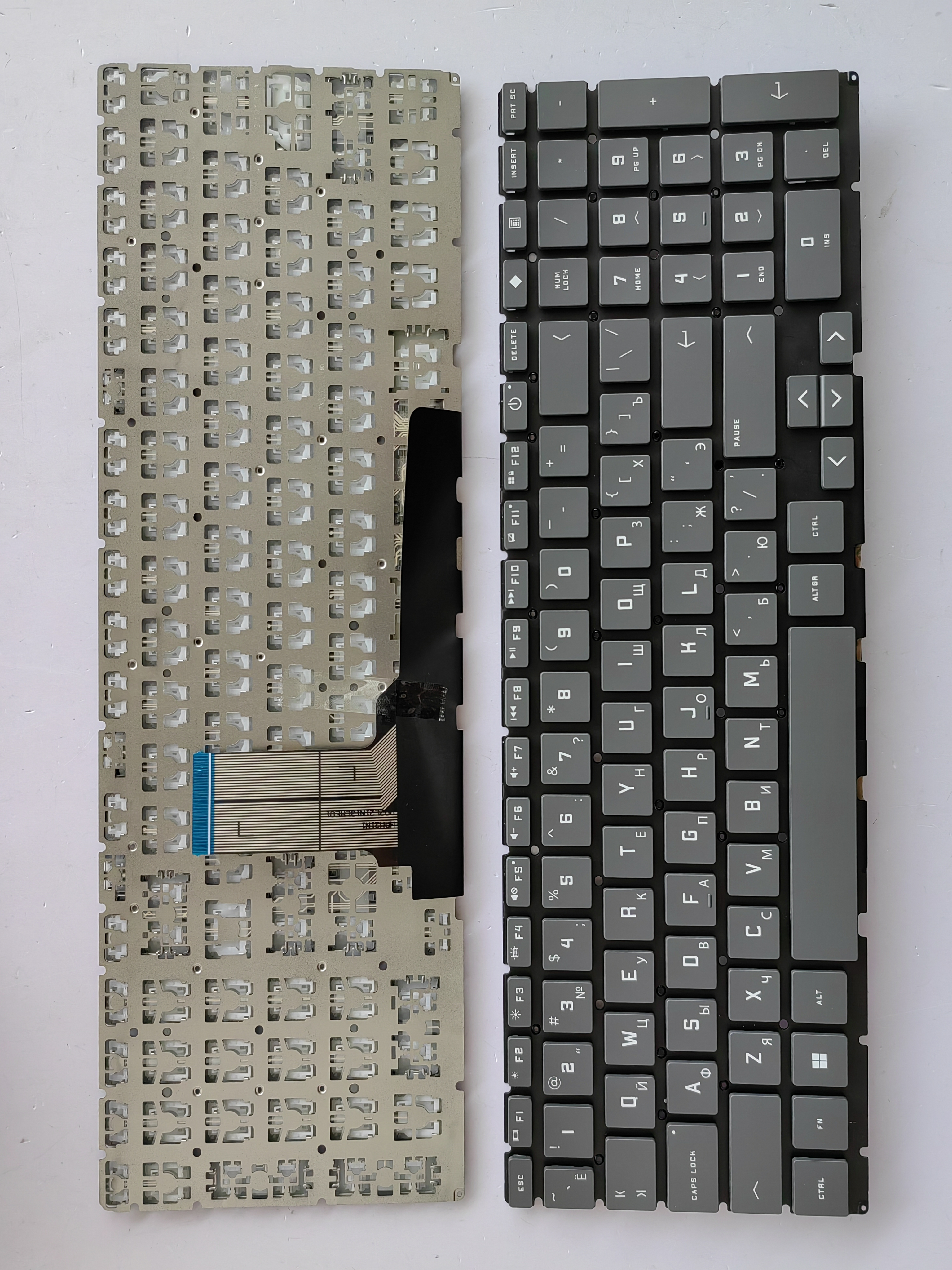 Picture of New Replacement Laptop Keyboard For HP 15-FA/16-R/16-D/16-E/16-S Grey Black (OEM) RU Layout